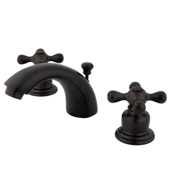 Furnorama Two Handle 4 in. to 8 in. Mini Widespread Lavatory Faucet with Retail Pop-up FU650537